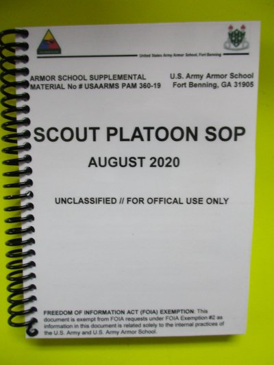 Scout Platoon SOP - 2020 - Mini size